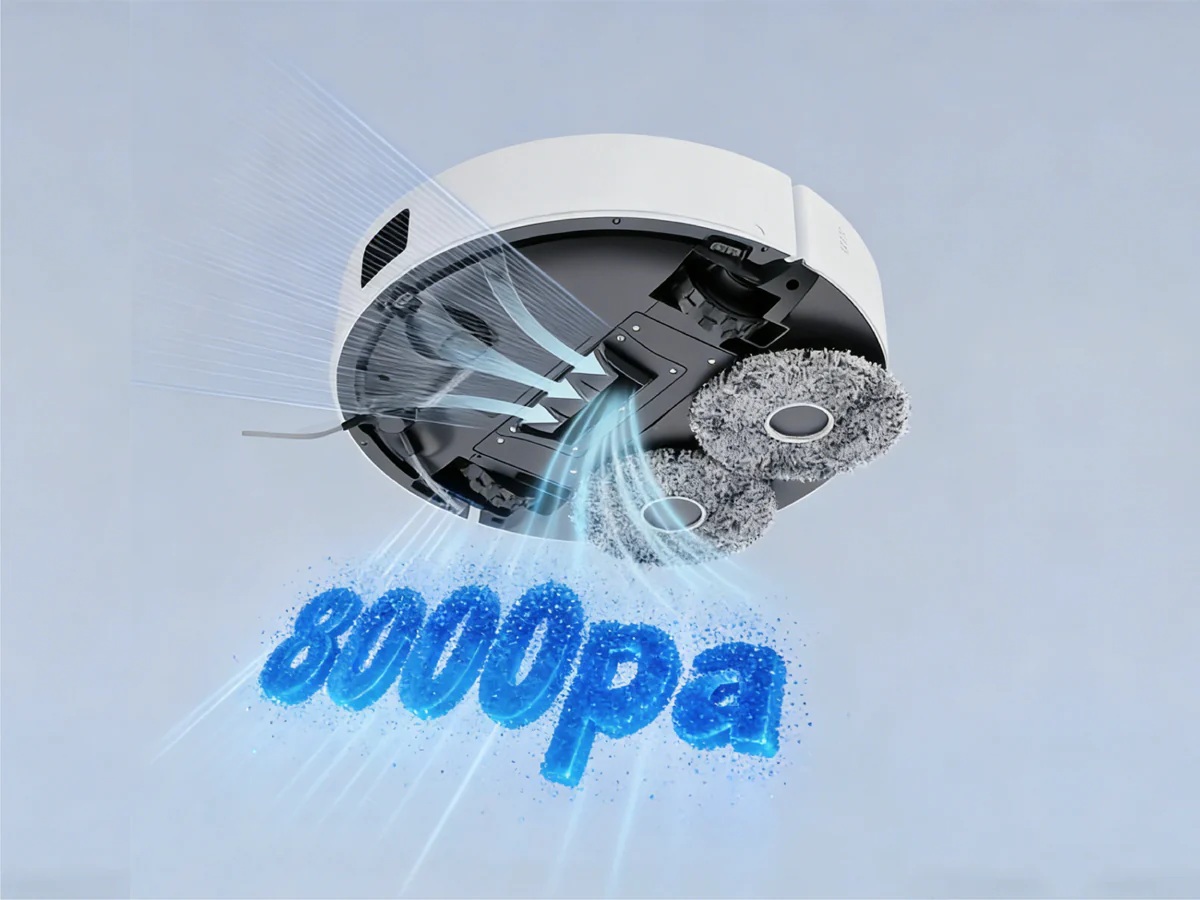 7000Pa Powerful Suction